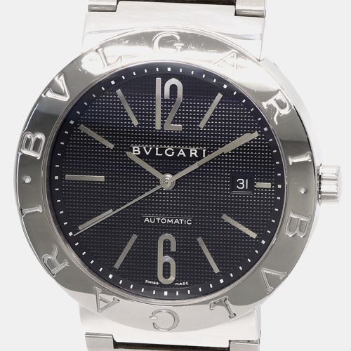 Bvlgari Black Stainless Steel Bvlgari Bvlgari BB42SSAUTO Automatic Men's Wristwatch 42 mm - Bvlgari - Modalova