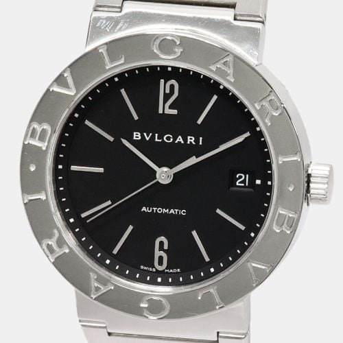 Bvlgari Black Stainless Steel Bvlgari Bvlgari BB38SSAUTO Automatic Men's Wristwatch 38 mm - Bvlgari - Modalova