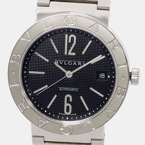 Bvlgari Black Stainless Steel Bvlgari Bvlgari BB38SSAUTO Automatic Men's Wristwatch 38 mm - Bvlgari - Modalova