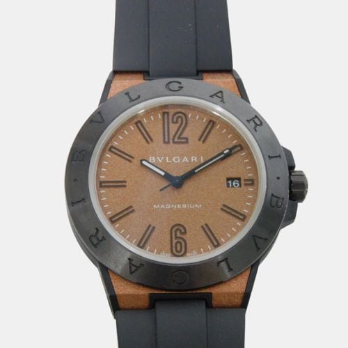 Bvlgari Brown Ceramic Diagono DG41SMC Automatic Men's Wristwatch 41 mm - Bvlgari - Modalova