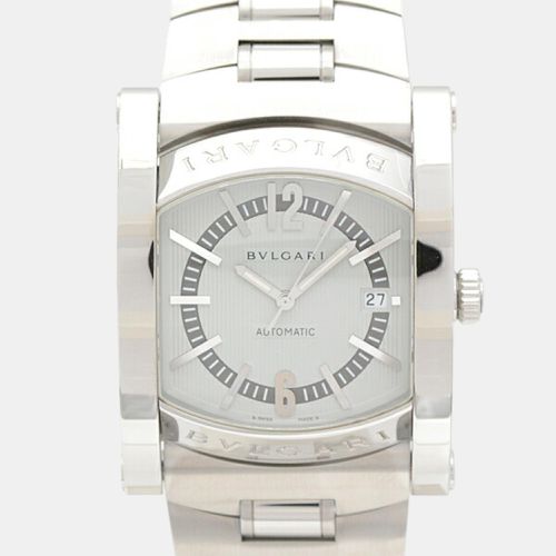 Bvlgari Silver Stainless Steel Assioma AA48S Automatic Men's Wristwatch 38 mm - Bvlgari - Modalova