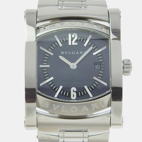 Stainless Steel Assioma AA39S Quartz Men's Wristwatch 30 mm - Bvlgari - Modalova