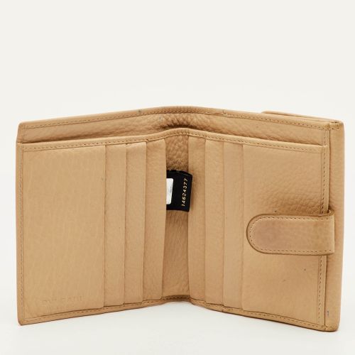Leather Compact Wallet - Bvlgari - Modalova