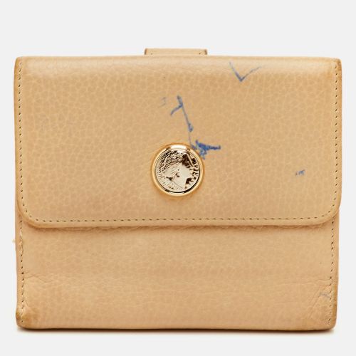 Leather Compact Wallet - Bvlgari - Modalova