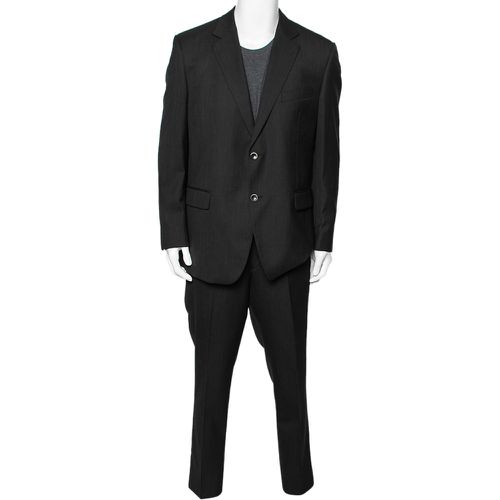 Balmain Vintage Charcoal Grey Wool Regular Fit Single Breasted Suit XXXL - Balmain - Modalova