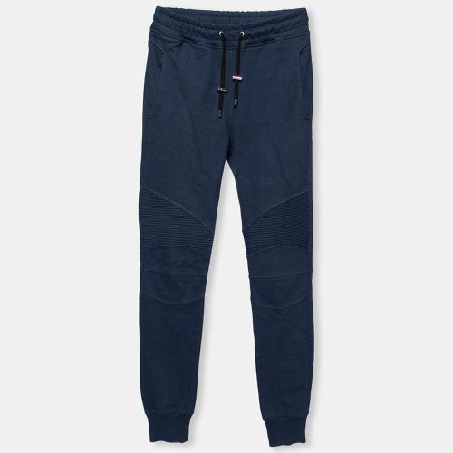 Balmain Navy Blue Cotton Jogger Pants S - Balmain - Modalova