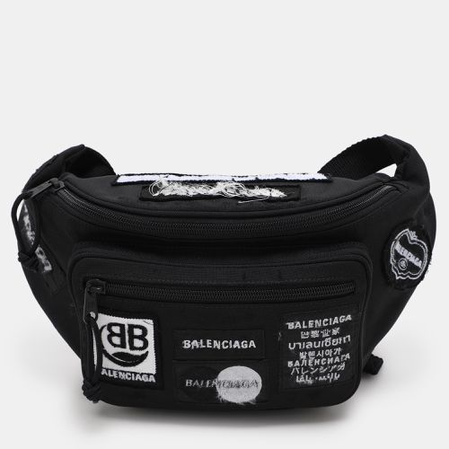 Balenciaga Black Nylon Explorer Belt Bag - Balenciaga - Modalova