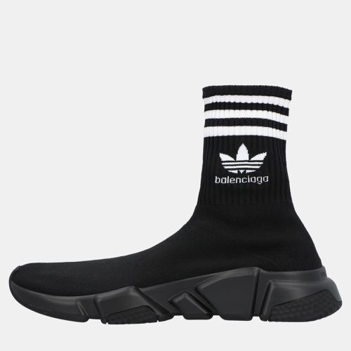 Balenciaga x Adidas Black Knit Fabric Speed Trainer Sock High Top Sneakers EU 40 - Balenciaga - Modalova