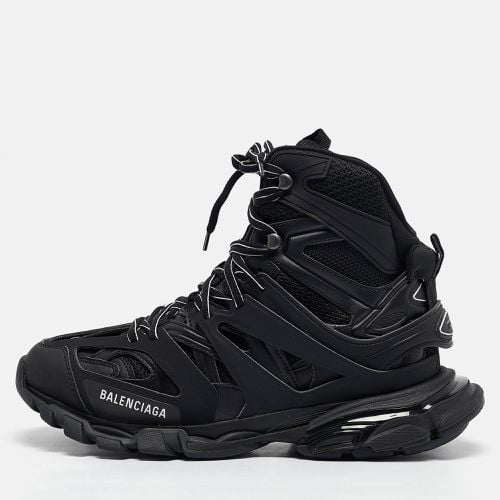 Balenciaga Black Mesh and Faux Leather Track Hike High Top Sneakers Size 43 - Balenciaga - Modalova