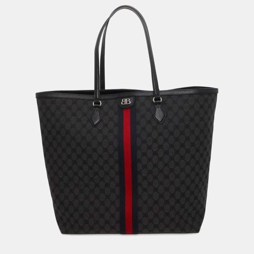 Balenciaga x Gucci Black Canvas Leather The Hacker Large Tote Bag - Balenciaga - Modalova