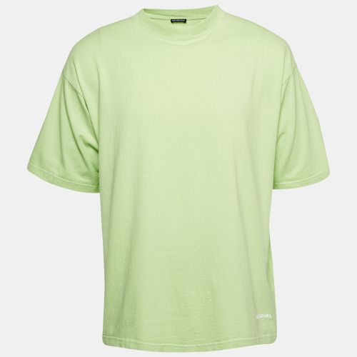 Balenciaga Green Cotton Crew Neck T-Shirt M - Balenciaga - Modalova