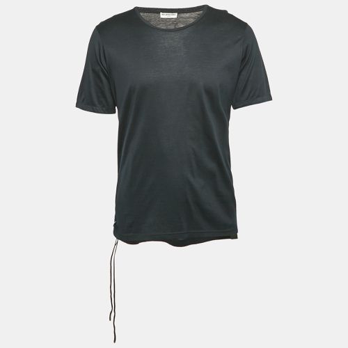 Balenciaga Black Cotton Round Neck T-Shirt XL - Balenciaga - Modalova