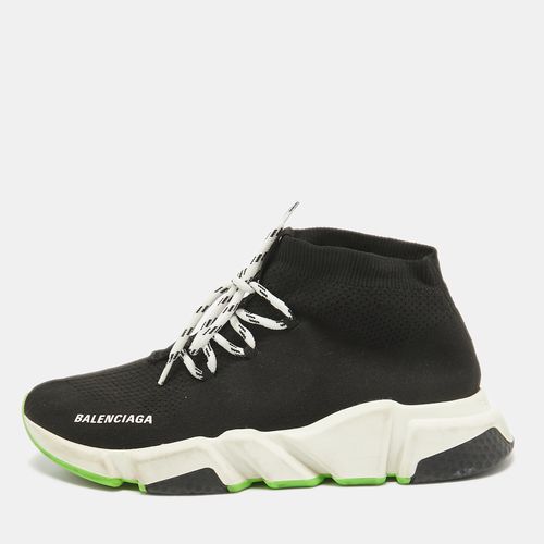 Balenciaga Black Fabric Speed 2.0 High Top Sneakers Size 41 - Balenciaga - Modalova