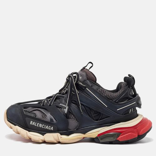 Balenciaga Black Mesh and Faux Leather Track Sneakers Size 40 - Balenciaga - Modalova