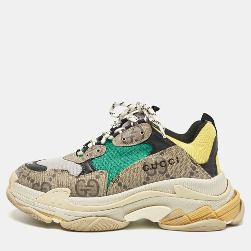 Balenciaga Multicolor GG Canvas and Leather Triple S Lace Up Sneakers Size 42 - Balenciaga - Modalova