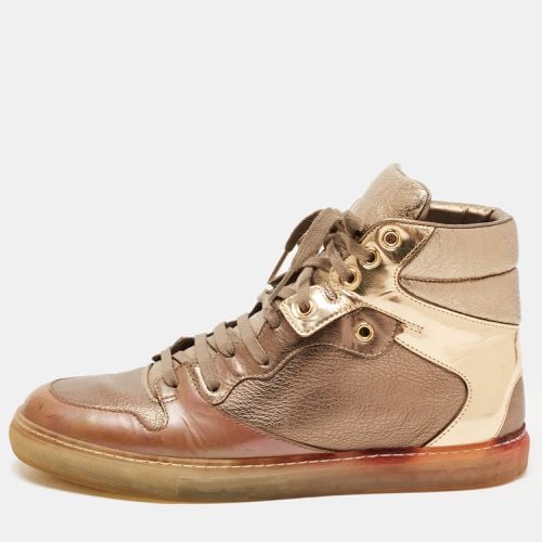 Tricolor Leather High Top Sneakers Size 40 - Balenciaga - Modalova