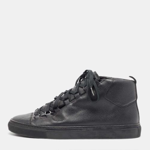 Balenciaga Black Leather Arena High Top Sneakers Size 43 - Balenciaga - Modalova