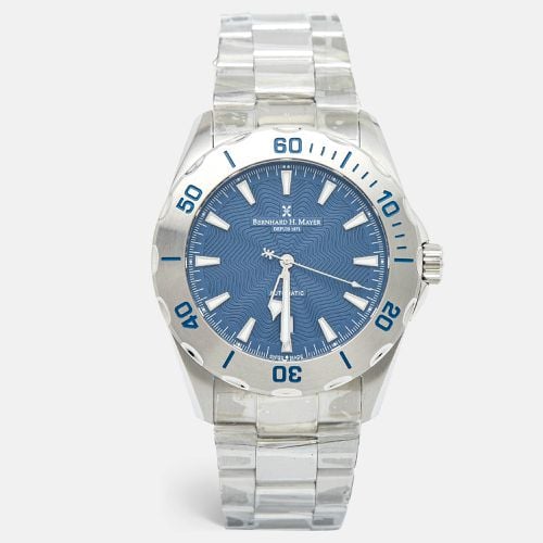 Bernhard H. Mayer Blue Stainless Steel Limited Edition Ballad BH05/CWR Men's Wristwatch 44 mm - Bernhard H. Mayer - Modalova