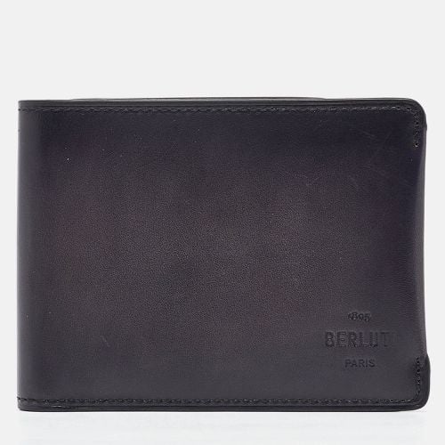 Berluti Midnight Blue Leather Bifold Wallet - Berluti - Modalova