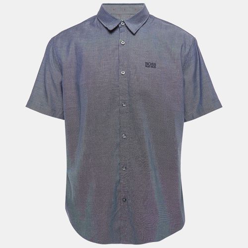 Boss By Hugo Boss Blue Cotton Short Sleeve Shirt XXL - Boss By Hugo Boss - Modalova