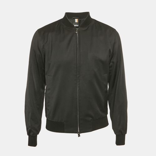 Virgin Wool Zip-Up Jacket S - Boss By Hugo Boss - Modalova