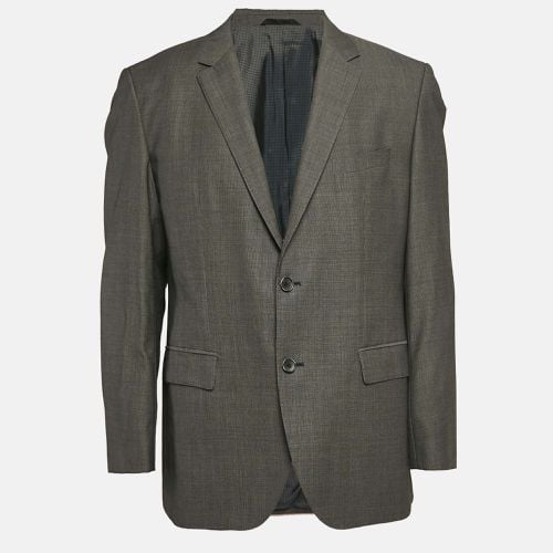 Boss By Hugo Boss Grey Patterned Virgin Wool Blazer XL - Boss By Hugo Boss - Modalova