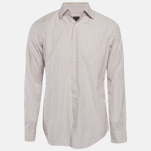 Boss Selection By Hugo Boss Checked Cotton Tobian Shirt M - Boss By Hugo Boss - Modalova