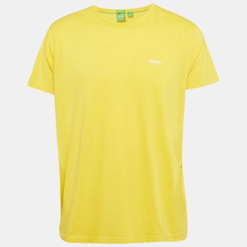 Hugo Boss Yellow Jersey Short Sleeve T-Shirt XL - Boss By Hugo Boss - Modalova