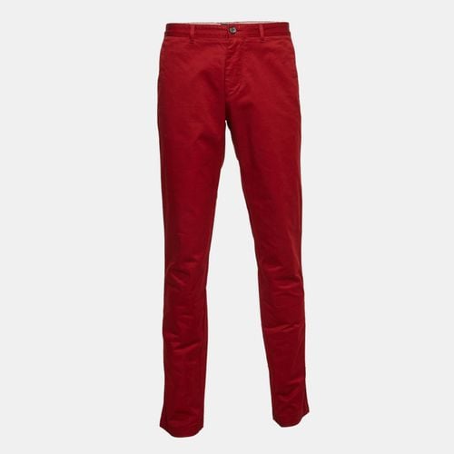 Boss By Hugo Boss Red Cotton Regular Trousers L - Boss By Hugo Boss - Modalova