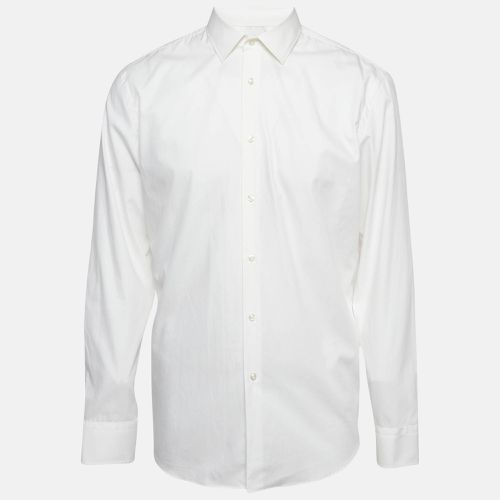 Boss By Hugo Boss White Cotton Slim Fit Shirt XXL - Boss By Hugo Boss - Modalova