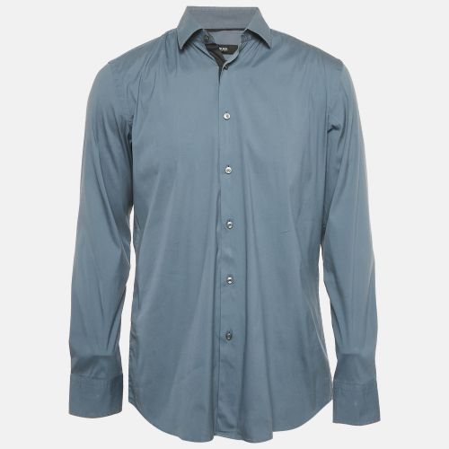 Cotton Blend Slim Fit Jonty Shirt L - Boss By Hugo Boss - Modalova