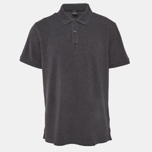 Boss By Hugo Boss Grey Cotton Pique Polo T-Shirt XXXL - Boss By Hugo Boss - Modalova