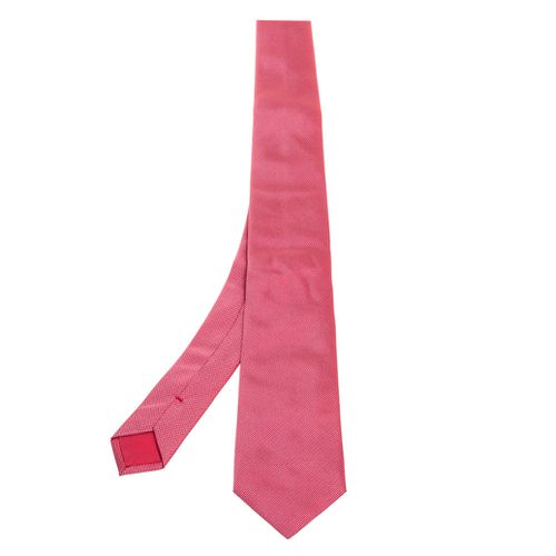 Boss By Hugo Boss Red Micro Dot Silk Tie - Boss By Hugo Boss - Modalova