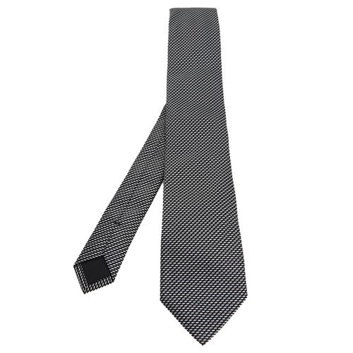 Boss By Hugo Boss Monochrome Patterned Silk Jacquard Tie - Boss By Hugo Boss - Modalova