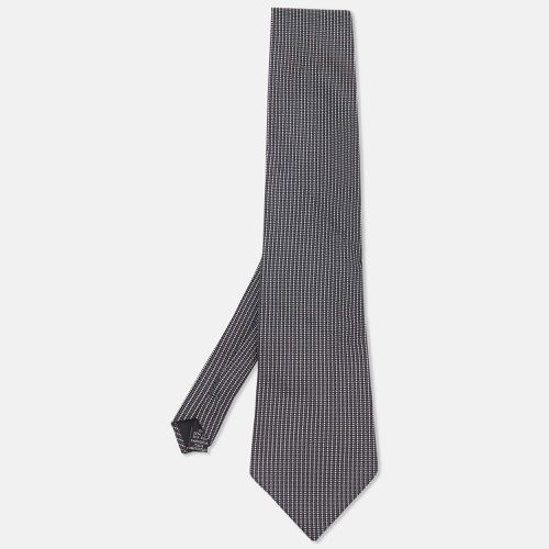 Boss By Hugo Boss Monochrome Jacquard Silk Tie - Boss By Hugo Boss - Modalova