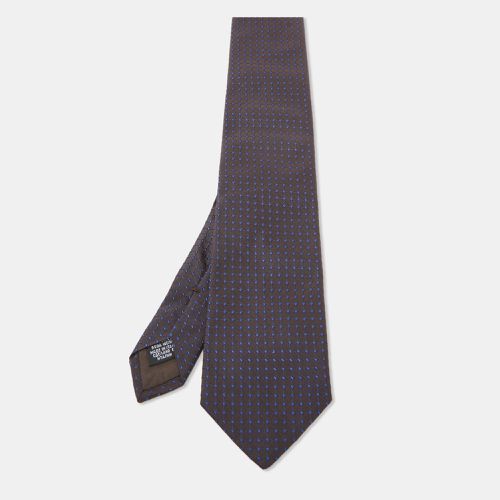 Boss By Hugo Boss Brown Patterned Silk Tie - Boss By Hugo Boss - Modalova