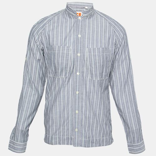 Boss Orange by Hugo Boss Multicolor Striped Cotton Long Sleeve Shirt S - Boss Orange by Hugo Boss - Modalova