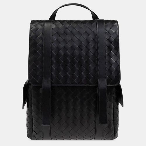 Bottega Veneta Black Leather Back-to-school Backpack - Bottega Veneta - Modalova