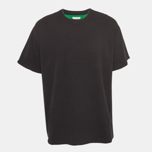 Bottega Veneta Black Double-Layered Cotton Jersey T-Shirt M - Bottega Veneta - Modalova