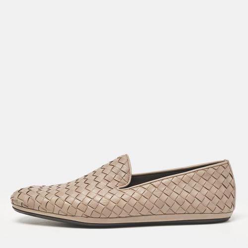 Bottega Veneta Beige Intrecciato Leather Smoking Slippers Size 41.5 - Bottega Veneta - Modalova