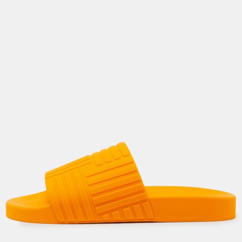 Bottega Veneta Orange Rubber Slides Size 42 - Bottega Veneta - Modalova