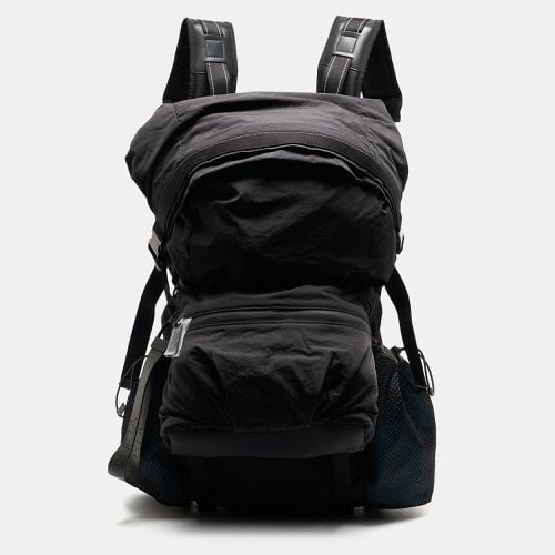 Bottega Veneta Black/Blue Nylon Trekking Backpack - Bottega Veneta - Modalova