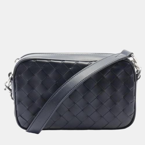 Bottega Veneta Black Leather Intrecciato Shoulder Bag - Bottega Veneta - Modalova