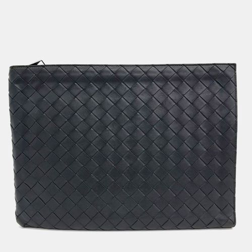 Bottega Veneta Black Leather Bottega Veneta mesh clutch - Bottega Veneta - Modalova