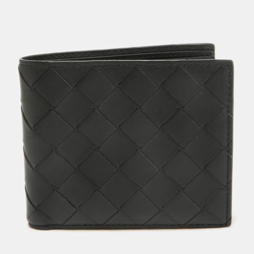 Bottega Veneta Black Intrecciato Leather Bifold Wallet - Bottega Veneta - Modalova