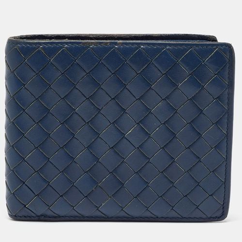 Bottega Veneta Blue Intrecciato Leather Bifold Wallet - Bottega Veneta - Modalova