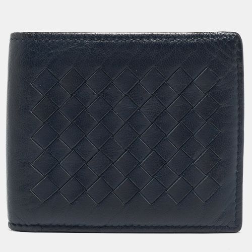 Bottega Veneta Blue Intrecciato Leather Bifold Wallet - Bottega Veneta - Modalova