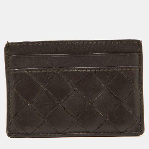 Bottega Veneta Brown Intrecciato Leather Card Holder - Bottega Veneta - Modalova