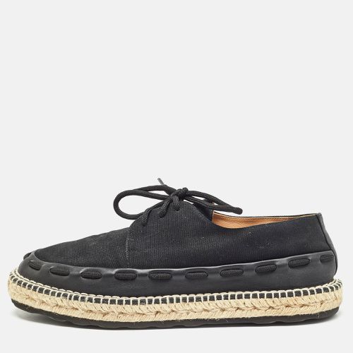 Bottega Veneta Black Canvas Lace Up Espadrilles Size 44 - Bottega Veneta - Modalova