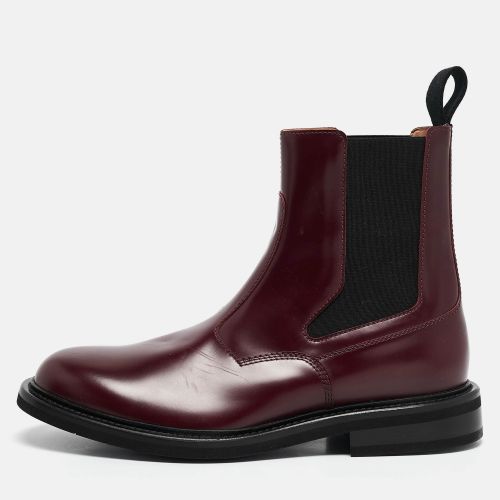 Bottega Veneta Burgundy Leather Platform Chelsea Boots Size 43 - Bottega Veneta - Modalova